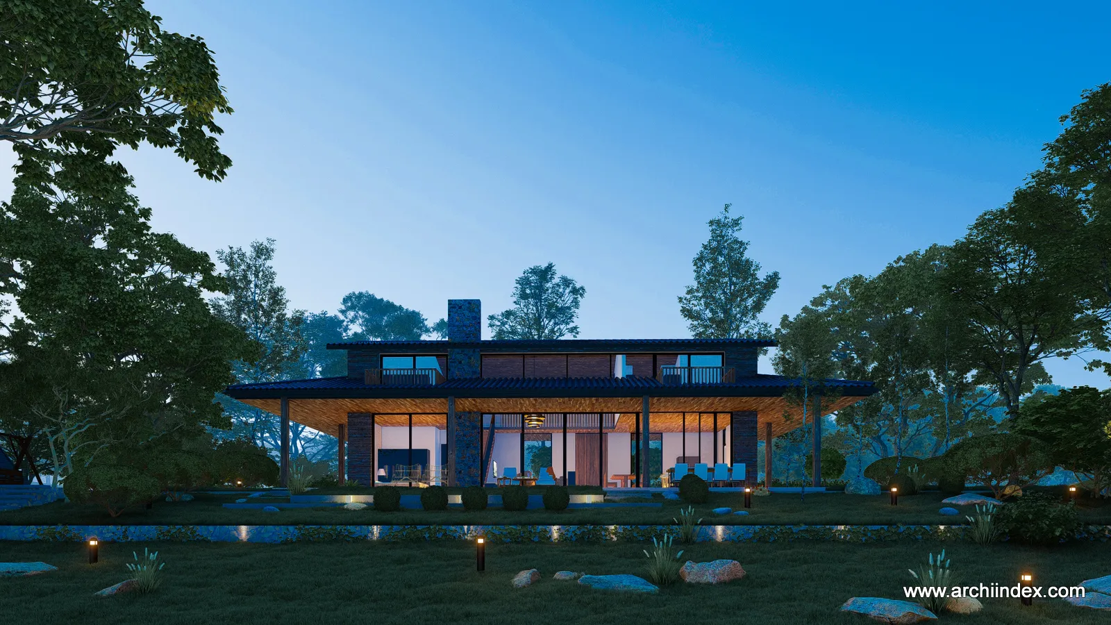 CHI HOUSE (house, Đồng Chanh, Hòa Bình), Archiindex thiết kế