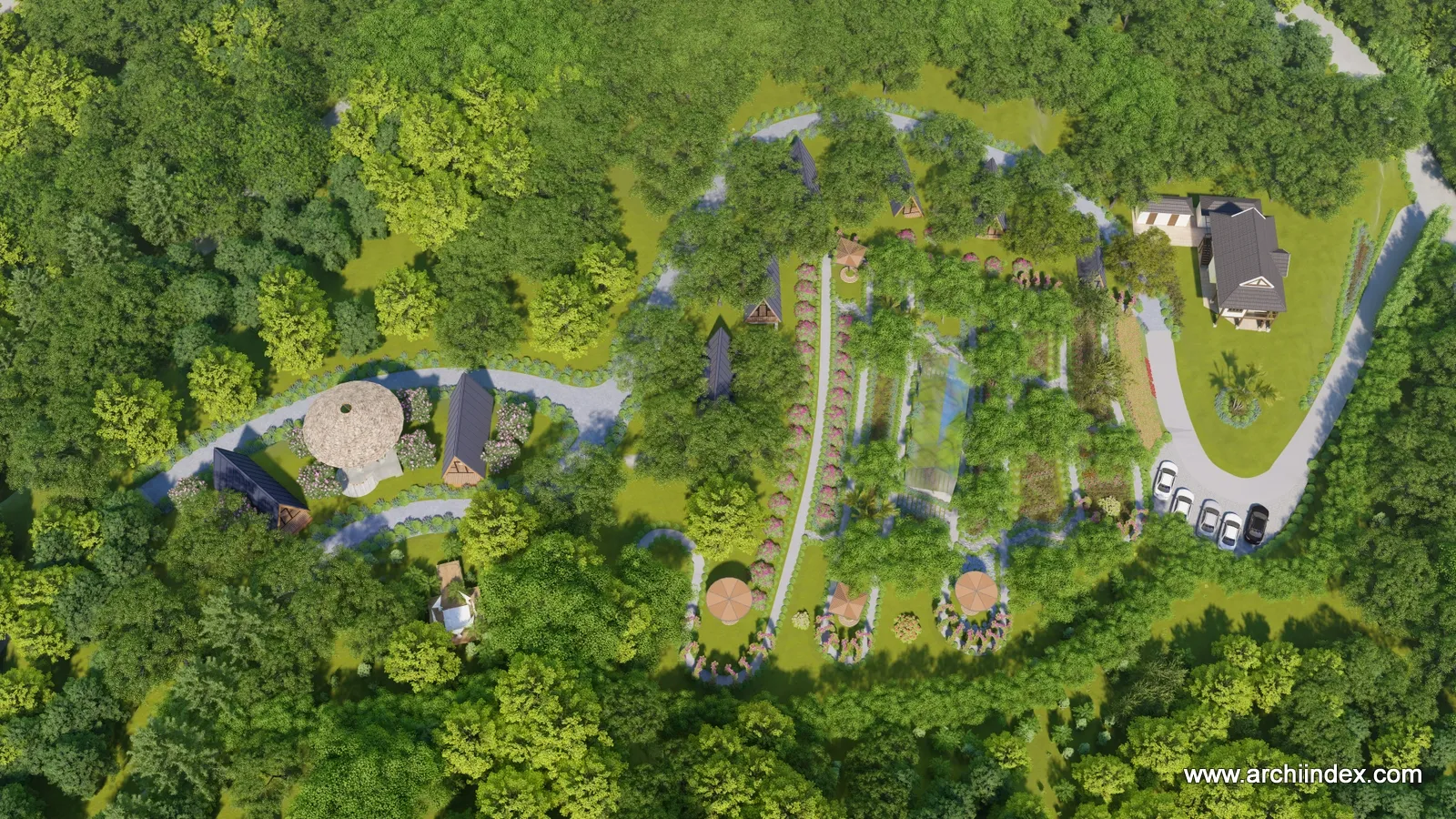 ROSE GARDEN RESORT (resort, Hà Nội), Archiindex thiết kế