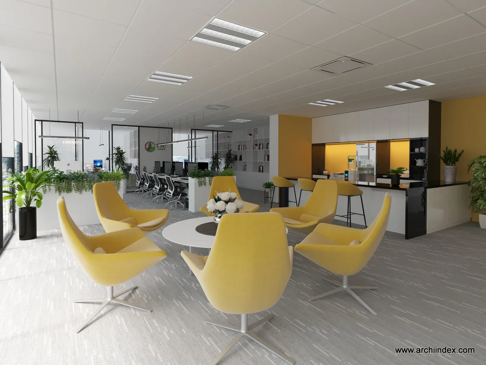 TTC OFFICE (nội thất, Hà Nội), Archiindex thiết kế