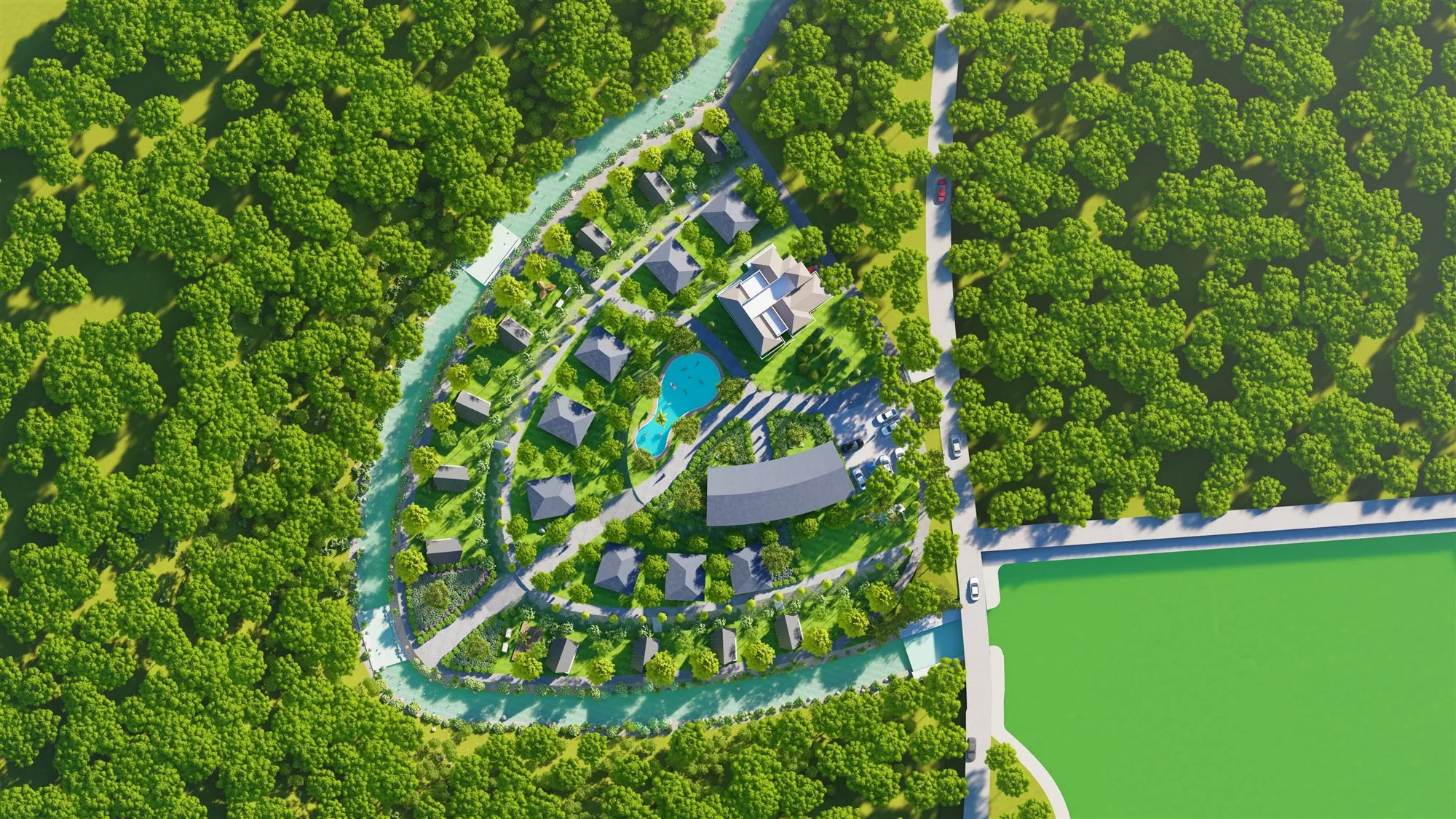 Thiết kế resort mini và khu bungalow: quy hoạch đúng, tính phí theo mẫu nhà và bài học từ 4 dự án thực tế